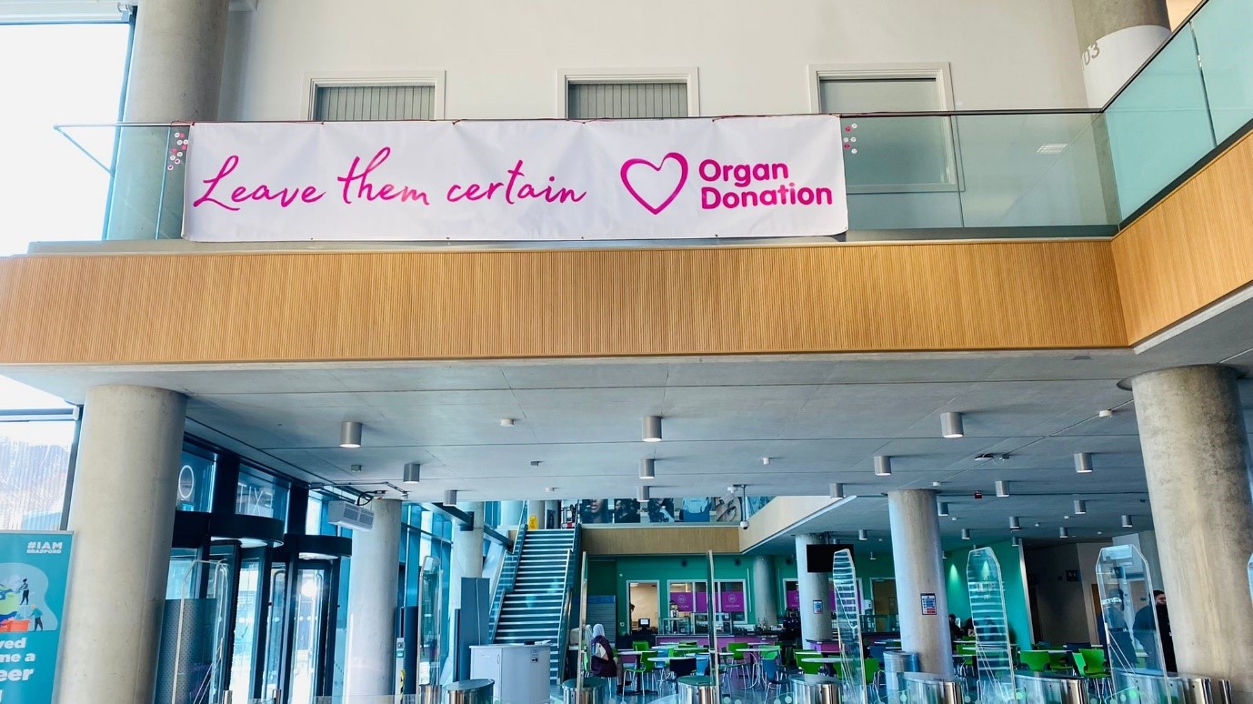 Bradford College hosts Organ Donation awareness event