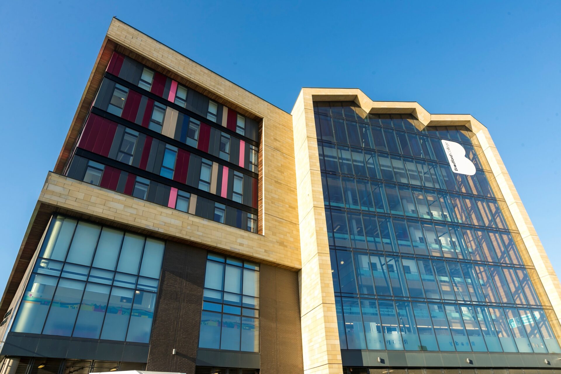 A photo of David Hockney Building on Bradford College's Main Campus