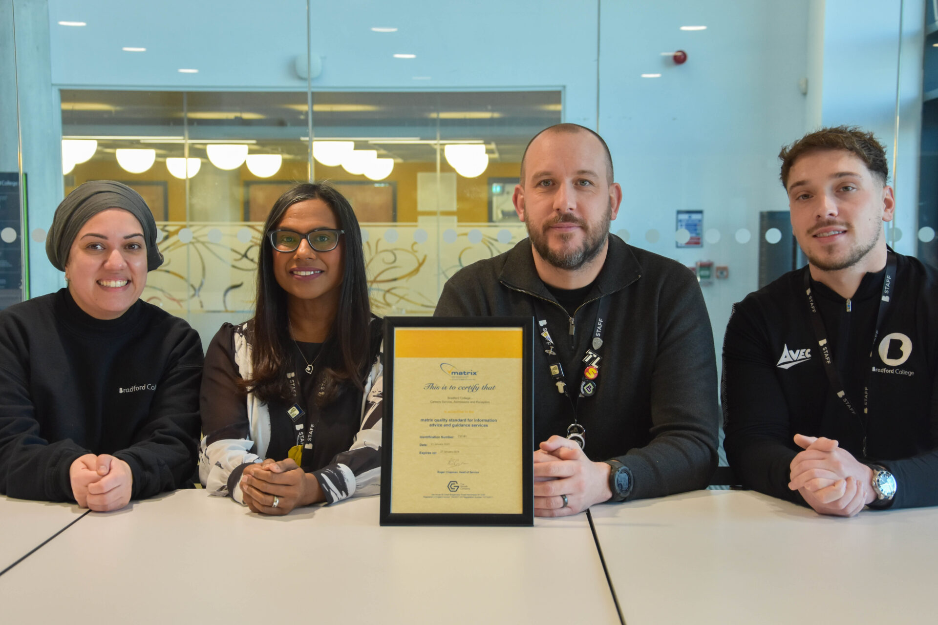 Bradford College Recognised with Matrix Reaccreditation